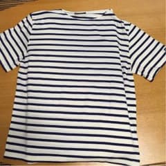 セントジェームス 半袖ボーダー 紺×白のサムネイル