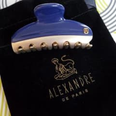Alexandre de Paris ヘアクリップ ネイビー - メルカリ