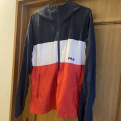 FILA ナイロンジャケット M ネイビー/ホワイト/レッドのサムネイル