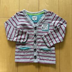 BRANSHES キッズボーダーカーディガン 100cmのサムネイル
