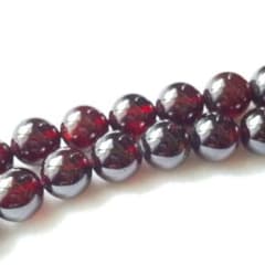 【特別価格】 ガーネット 丸玉 8mm 1連のサムネイル