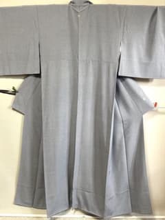 伝統工芸士　【保科信】正絹袷　江戸小紋　青み帯びたグレー　裄65肩身丈158 伝統工芸士 【保科信】正絹袷 江戸小紋 青み帯びたグレー 裄65肩身丈