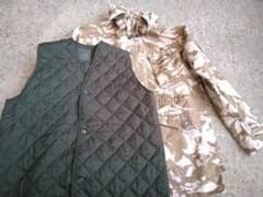 イギリス軍 デザート DPM コンバット スモック ダウンベスト 実物 放