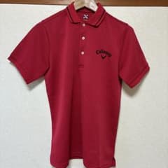 Callaway キャロウェイ　ゴルフ　ポロシャツ　メンズ　M 赤のサムネイル