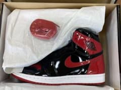 NikeAirJordan1 High OG Patent Bred 25cmのサムネイル