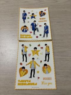 西村拓哉　岡崎彪太郎　ステッカーのサムネイル