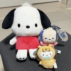 【3点まとめメルカリ便】⑬ サム ⑥ポチャッコ ②メルPVCマスコット 匿名配送 新品 サンリオ ポチャッコ ぬいぐるみ マスコット 3種