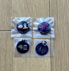 Splatoon Cool Gear Power Metal Charm Can Badge 4-Piece Set