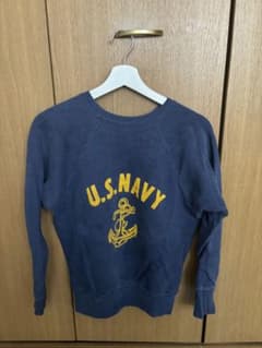 60s U.S.NAVY ロゴ トレーナー ネイビーのサムネイル