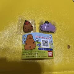[신품 미사용품] 카피바라 씨 푹 고무 핀즈 핀 배지 세트