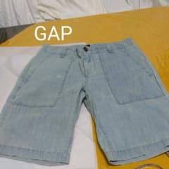 ギャップ71ハーフパンツコットンブリーチ加工のサムネイル