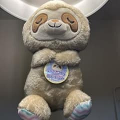 おなかポコポコ すやすやぬいぐるみ ナマケモノのサムネイル