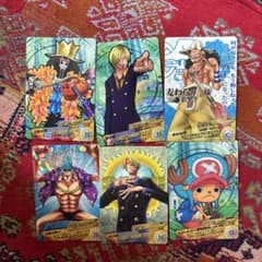 ワンピース ARカードダス 麦わらの一味 6枚セット　サンジ　ウソップ等のサムネイル