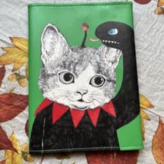 ギュスターブくん&にゃんこのブックカバー A5サイズのサムネイル