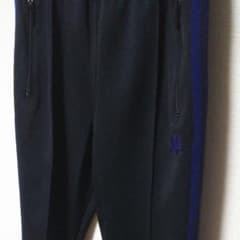 needles ナロートラックパンツ 19ss ブラック×パープルのサムネイル