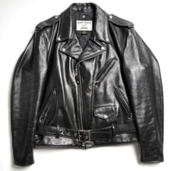 【米国製】Schott レザー ライダースジャケット 黒 46 馬革 618HH 米国製】Schott レザー ライダースジャケット 黒 46 馬革 618HH - メルカリ