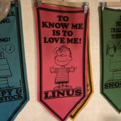Peanuts Linus タペストリー ピンク Peanuts Linus タペストリー ピンク - メルカリ