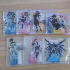 機動戦士ガンダムSEEDシリーズ スタンド付きアクリルプレート 7種