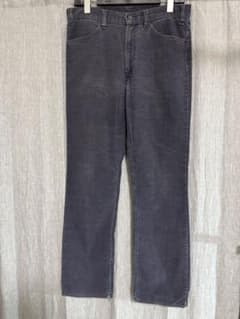 80s Levi's 519コーデュロイパンツ ブラック TALON 42ジップ - メルカリ