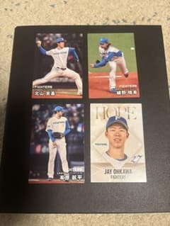 カルビー 2026プロ野球チップス第二弾 北海道日本ハムファイターズ 4枚セットのサムネイル