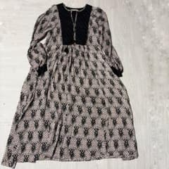 S019 ヌキテパ モーダルサテン キルティングワンピース サラマリカ