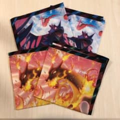 ポケモン　キョダイマックスのすがた　ハンカチ　4点のサムネイル