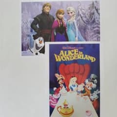 Disney 디즈니 포스터 빈티지 ⑧ 앨리스 아나운서와 눈의 여왕
