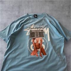 た*う様 stussy ステューシー Tシャツ L メキシコ製 ラジカセガール た*う様 stussy ステューシー Tシャツ L メキシコ製 ラジカセガール