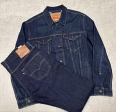 極美品✨真紺◎リーバイス セットアップ 72334 501 W33 L32 - メルカリ