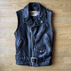 schott ダブルライダースベスト サイズ32 PERFECTO スタッズ schott ダブルライダースベスト サイズ32 PERFECTO スタッズ | Mercari