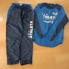 ATHLETA ピステ上下セット 青色 140のサムネイル
