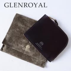 極美品】グレンロイヤル ジップミニパース ブライドルレザー ダーク