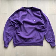90s champion リバースウィーブ USA製 希少色ミッドナイトパープル 