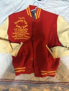 【希少】80s Albionスタジャン レッド アメリカ製　40 M相当のサムネイル