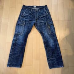 エターナル　サイズ34 ダークブルー カーゴデニムパンツのサムネイル