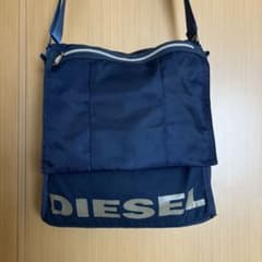 DIESEL ネイビー ショルダーバッグ メッセンジャーバッグ - メルカリ