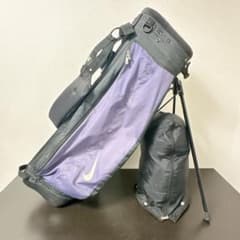 美品　NIKE ナイキ 軽量 スタンド式 キャディバッグ 9型 5分割 ゴルフ 美品 NIKE ナイキ 軽量 スタンド式 キャディバッグ 9型 5分割 ゴルフ