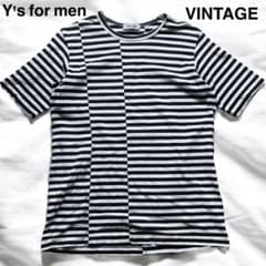 ✨希少✨ワイズ Tシャツ ボーダー アシンメトリー 00s archive - メルカリ