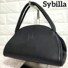 Sybilla シビラ 変形 ハーフムーンハンドバッグ 着物和装 ブラック Sybilla シビラ 変形 ハーフムーンハンドバッグ 着物和装 ブラック
