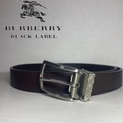 Burberry Black Label 가죽 제 남성 벨트 농차