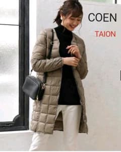COEN TAION ( タイオン )Vネックロングダウンジャケットのサムネイル