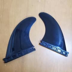 サーフボードフィン 青 CEEDEX 中古フィン/ボディボード用 Mサイズ 青/紫 (No.96291275