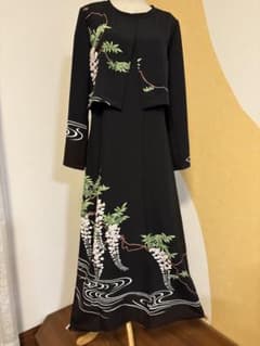 お着物リメイク　留袖藤の花からアンサンブルのサムネイル