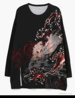 未使用 Ground Y×鬼滅の刃 煉獄 杏寿郎 ヨウジヤマモト カットソー Ground