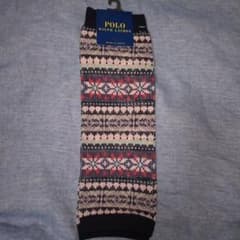 POLO RALPH LAUREN フェアアイル柄 レッグウォーマー