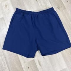 ネイビー ショートパンツ ゴムウエストのサムネイル