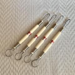 陶芸用小物 ★ 平線かきべら 4本セット （ No.14 ） 粘土細工のサムネイル