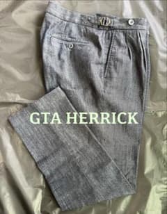 GTA / HERRICK 2プリーツ デニムスラックス (インディゴ) GTA / HERRICK 2プリーツ デニムスラックス (インディゴ) - メルカリ