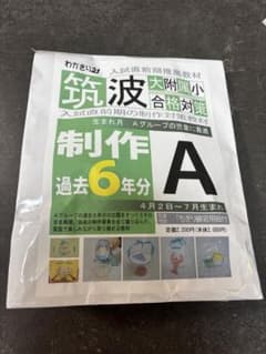 筑波大附属小合格対策 制作A 過去6年分 わかぎり21のサムネイル