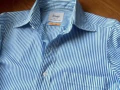 【極美品】Drake’s ドレイクス　ロンドンストライプシャツ　イギリス製　37 極美品】Drake's ドレイクス ロンドンストライプシャツ イギリス製 37